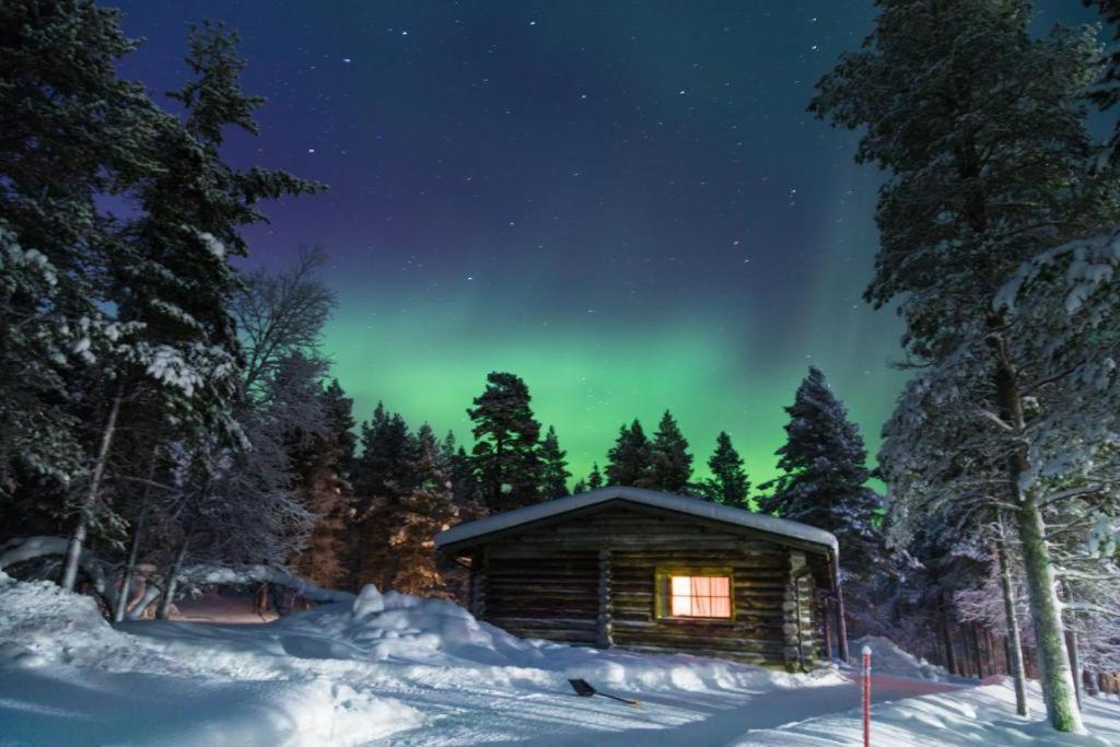 Kuukkeli Log Houses Aurora Resort Saariselkä Exterior foto