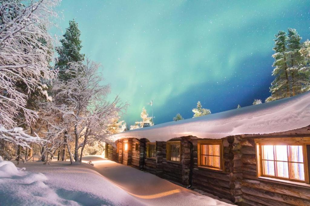 Kuukkeli Log Houses Aurora Resort Saariselkä Exterior foto